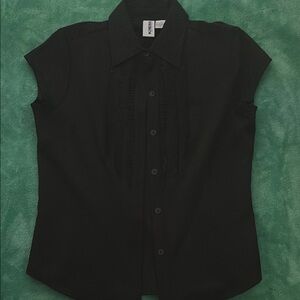 Classic Black Men's Short Sleeve Shirt